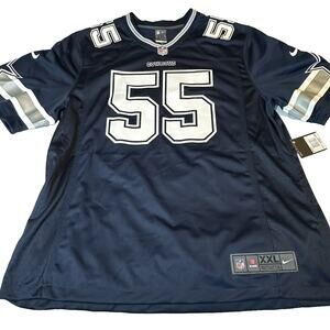 Leighton Vander Esch #55 Dallas Cowboys Nike Dark Blue Football Jersey 2XL NEW